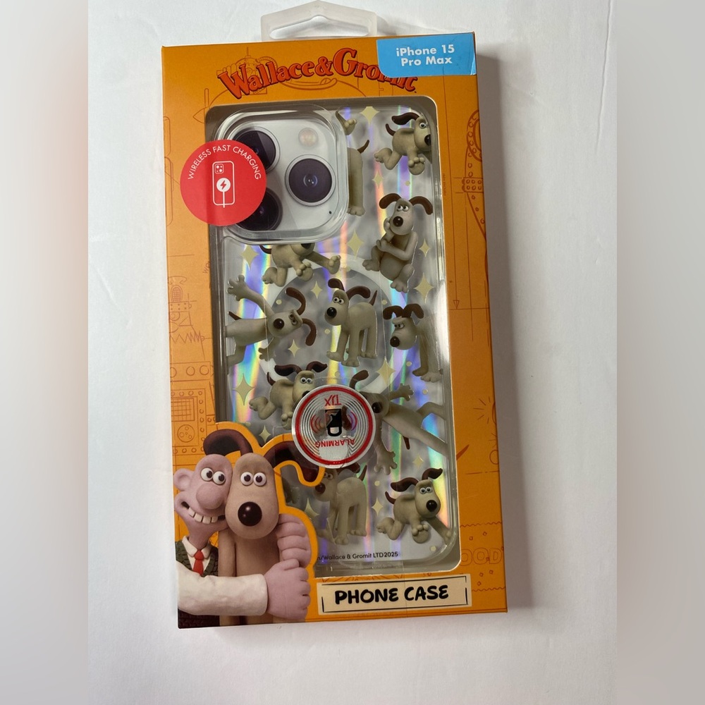 Wallace & Gromit, GROMIT Skinnydip for iPhone15 Pro Max Fast Charge RARE NIB